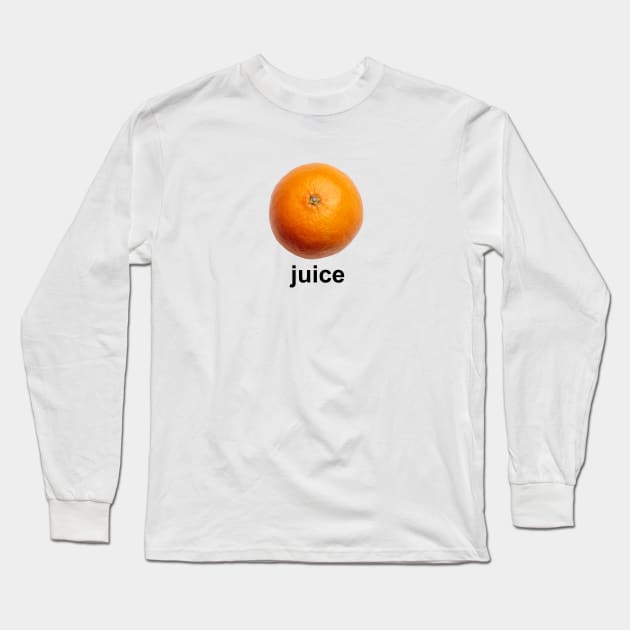 Orange Juice Long Sleeve T-Shirt by Tshirtmoda